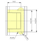 Biloba BL 8010 SOL zeď/sklo - objektový kyvný pant pro skleněné dveře