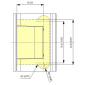 Biloba BL 8011 SOL zeď/sklo- objektový kyvný pant pro skleněné dveře