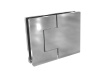 Süd-Metall Pant pro sprchové dveře SUPERIOR, sklo-sklo, černá / bílá / chrom Chrom leštěný