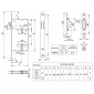 Tectus 240 3D F1 sada pantu a magnetického zámku EFB